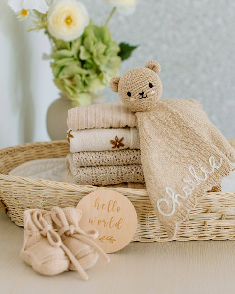 Cuddle and Kind Baby bear lovey (honey)
