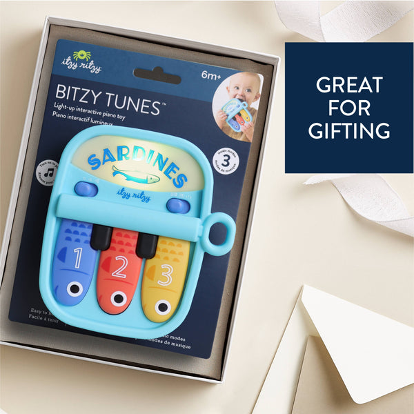 *NEW* Bitzy Tunes™ Sardines - Light-up Interactive Piano Toy