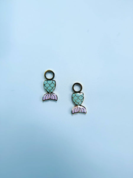 Mermaid Tail Huggie Charms