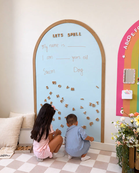 Cherrypick Wooden Magnetic Letters Set (60 pcs)