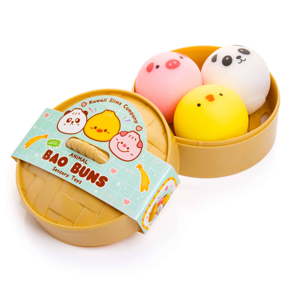Kawaii Animal Bao Bun Sensory Fidget Toy