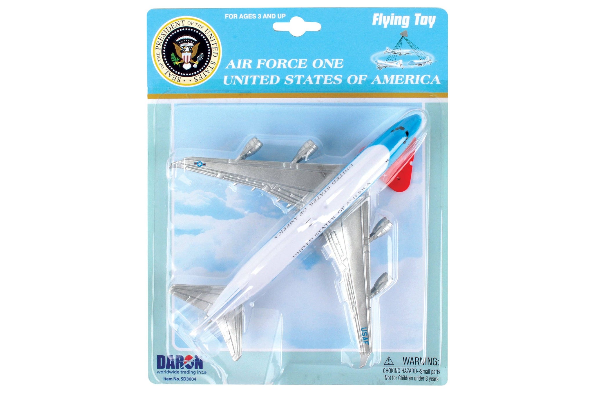 SD3004 AIR FORCE ONE FLYING TOY ON A STRING