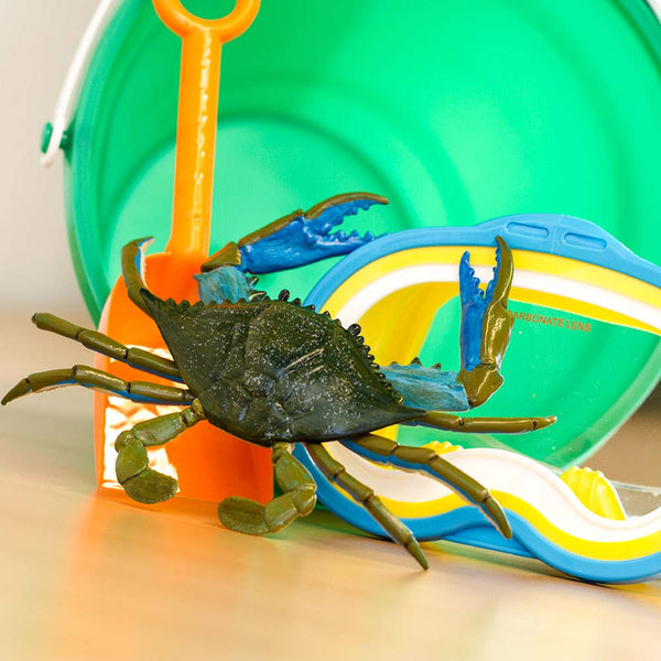 Blue Crab Figurine Toy for Kids