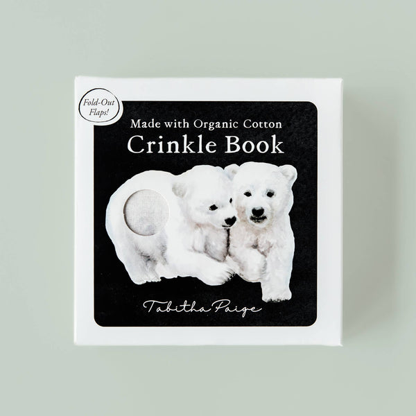 Paige and Tate Crinkle Book Made with ORGANIC Cotton