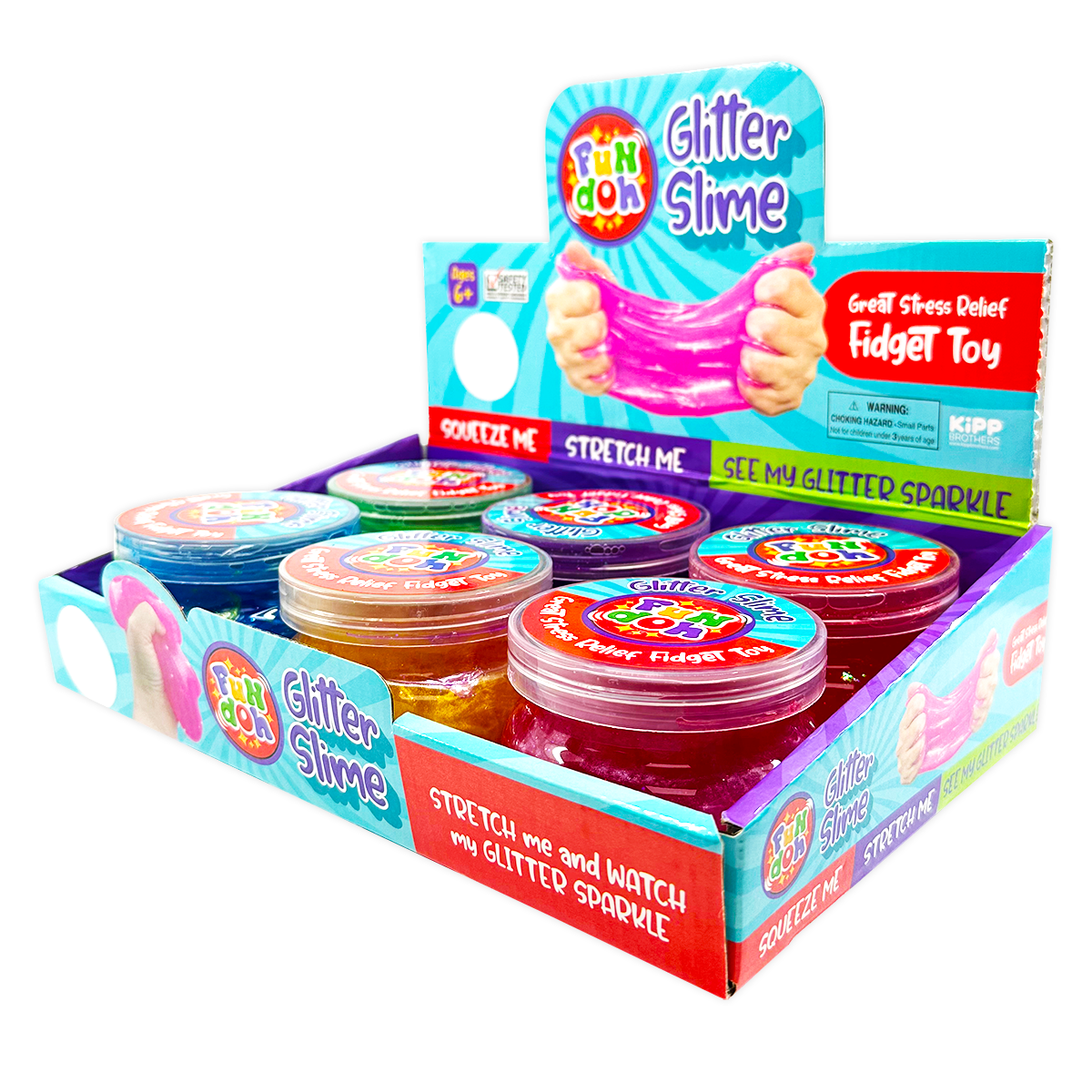 SO MUCH FUN! FUN-DOH GLITTER SLIME