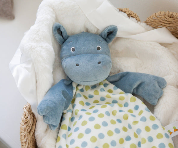 Henny the Hippo Flopsie Baby Lovey
