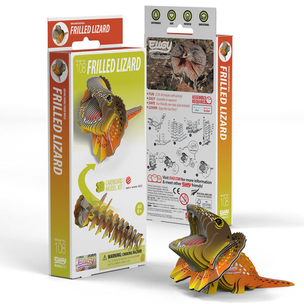 EUGY Frilled Lizard 3D Puzzle