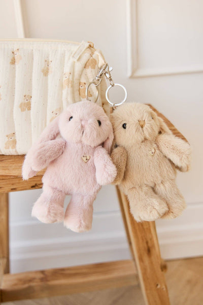 Snuggle Bunnies Plush Bunny Keychain with Bow - Penelope (6")