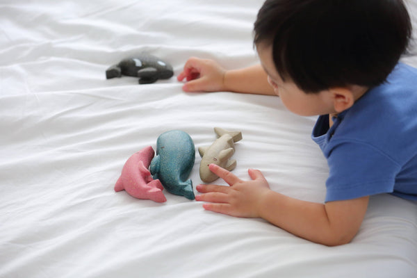 PlanToys Whale Figurine Toy - Kids