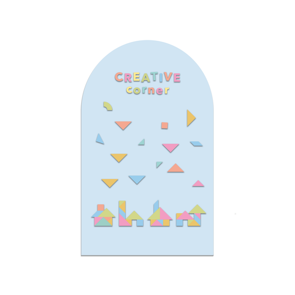 Magic Playwall - ORIGINAL Arch Magnetic Wall Decal for Kids