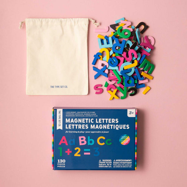 2" 130pc Rainbow Adventure Magnetic Letters