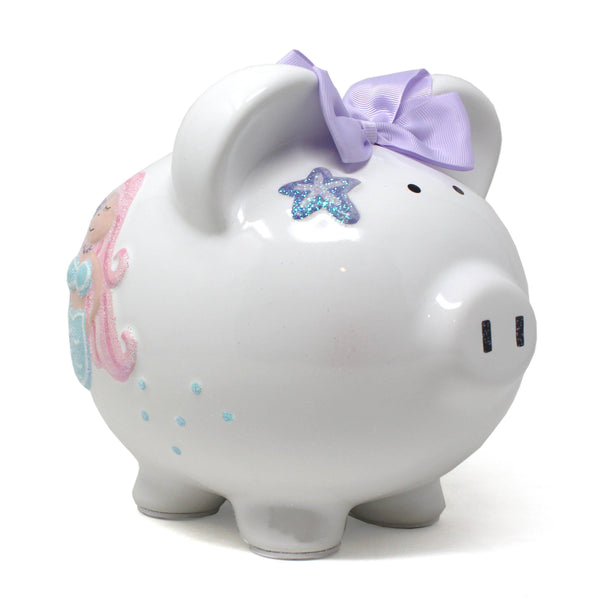 Mermaid Large Piggy Bank