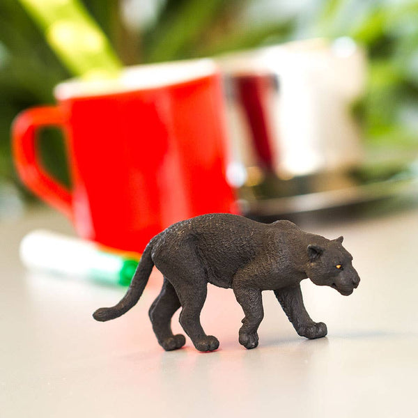 Black Jaguar Figurine Toy for Kids