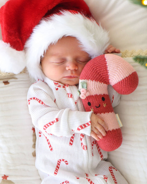 Baby candy cane (blush stripe)