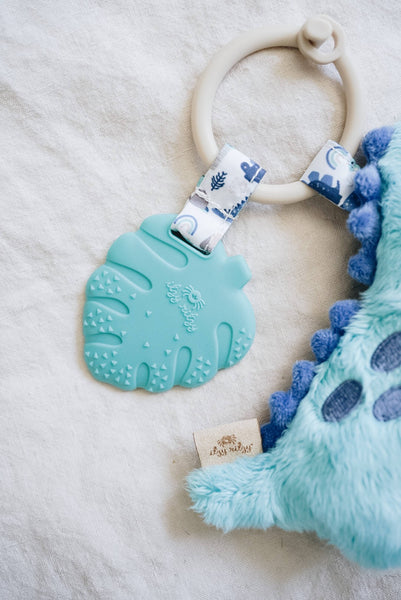 Itzy Pal™ Plush + Teether: Dino