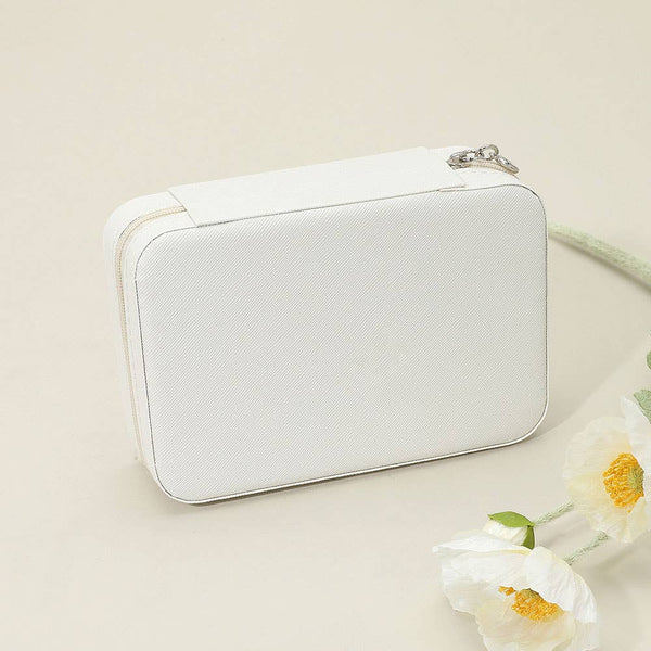 Faux Leather Portable Jewelry Box