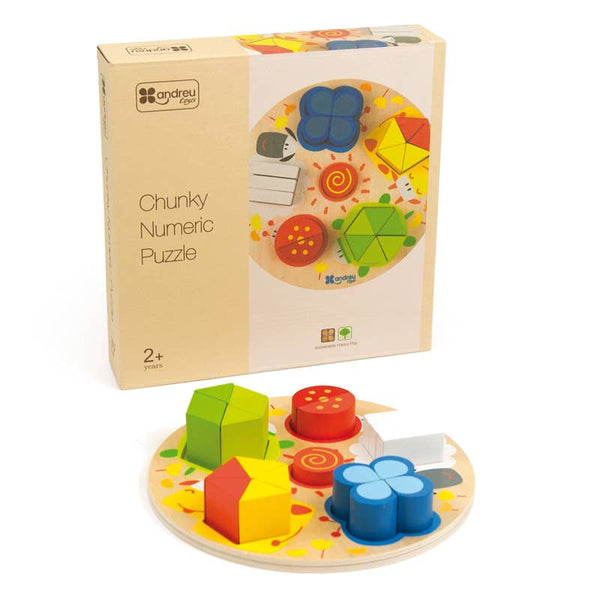 Chunky Numeric Puzzle/Montessori Chunky Numeric Lace