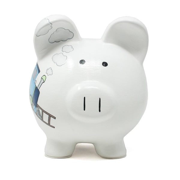 Child to Cherish Box Car Train Large Piggy Bank