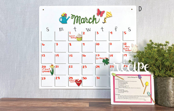 Month Magnet (choose your month!), Calendar Organizatio