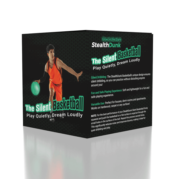 StealthDunk: The Silent Basketball - Glow in the Dark