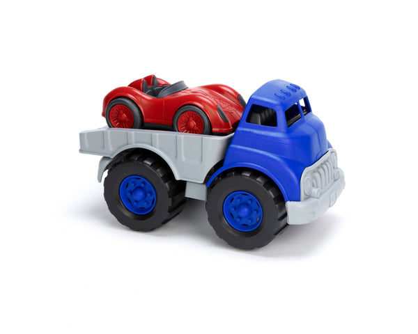 Flatbed w/ Red Race Car