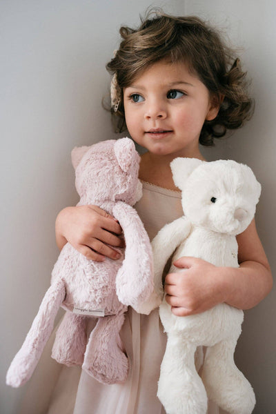 Snuggle Bunnies Cat Plush Stuffed Animal - Elsie the Kitty (12" Blush)