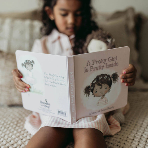 A Pretty Girl Board Book - (Brown Hair)
