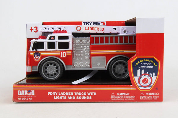 NY554773 FDNY Fire Truck w/lights & sound by Daron Toys