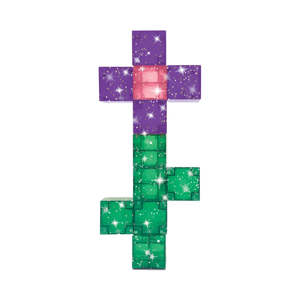 Crayola Glitter PIP Cubes Magnetic Building Cubes 24pc