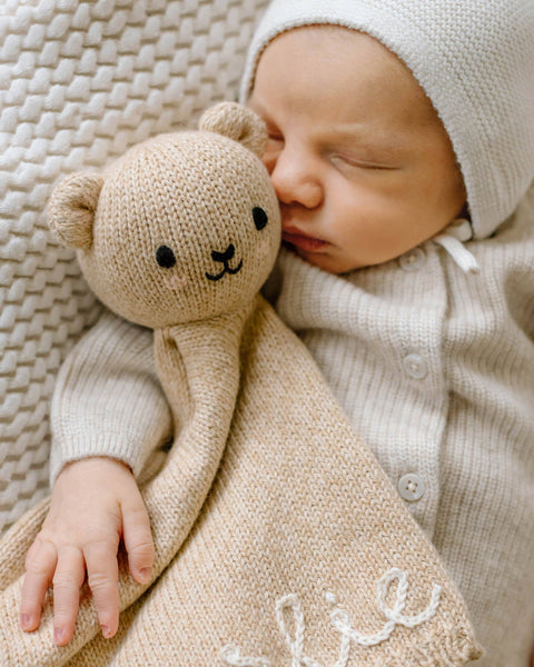 Cuddle and Kind Baby bear lovey (honey)