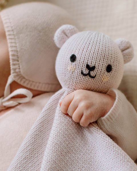 Cuddle and Kind Baby bear lovey (lavender)