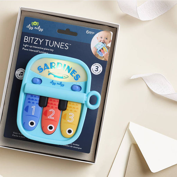 *NEW* Bitzy Tunes™ Sardines - Light-up Interactive Piano Toy