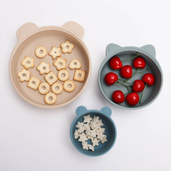 Ali+Oli (3pc) Stackable Snack Bowl Set ( Blue Horizon)