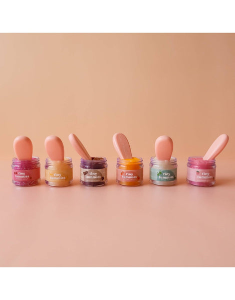 Tiny Tummies - Chocolate pudding Jar for Doll - Tiny Harlow