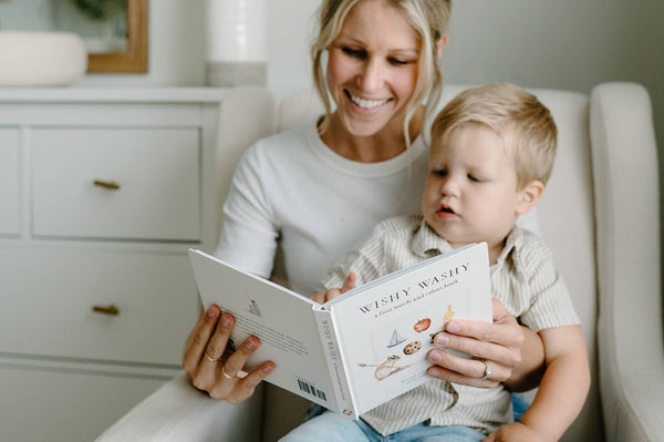Paige and Tate Wishy Washy: A Board Book of First Words and Colors