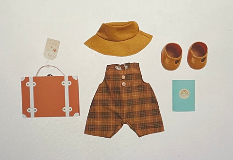 Dinkum Dolls Travel Togs -  Apricot