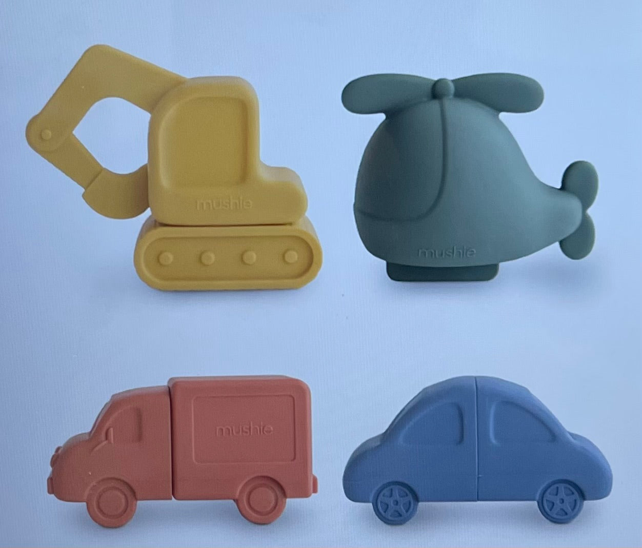 Vehicles Mold Free Bath Play Set - 4 Pack