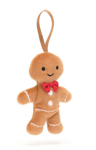 Festive Folly Gingerbread Fred Ornament