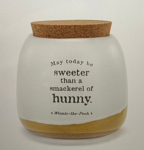 Sweeter than Hunny Small Cork Lid Canister