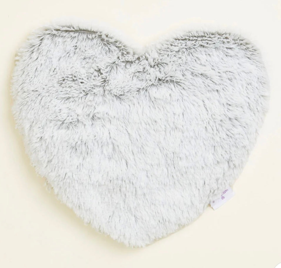 Warmies Heart Heat Pad Marshmallow Gray