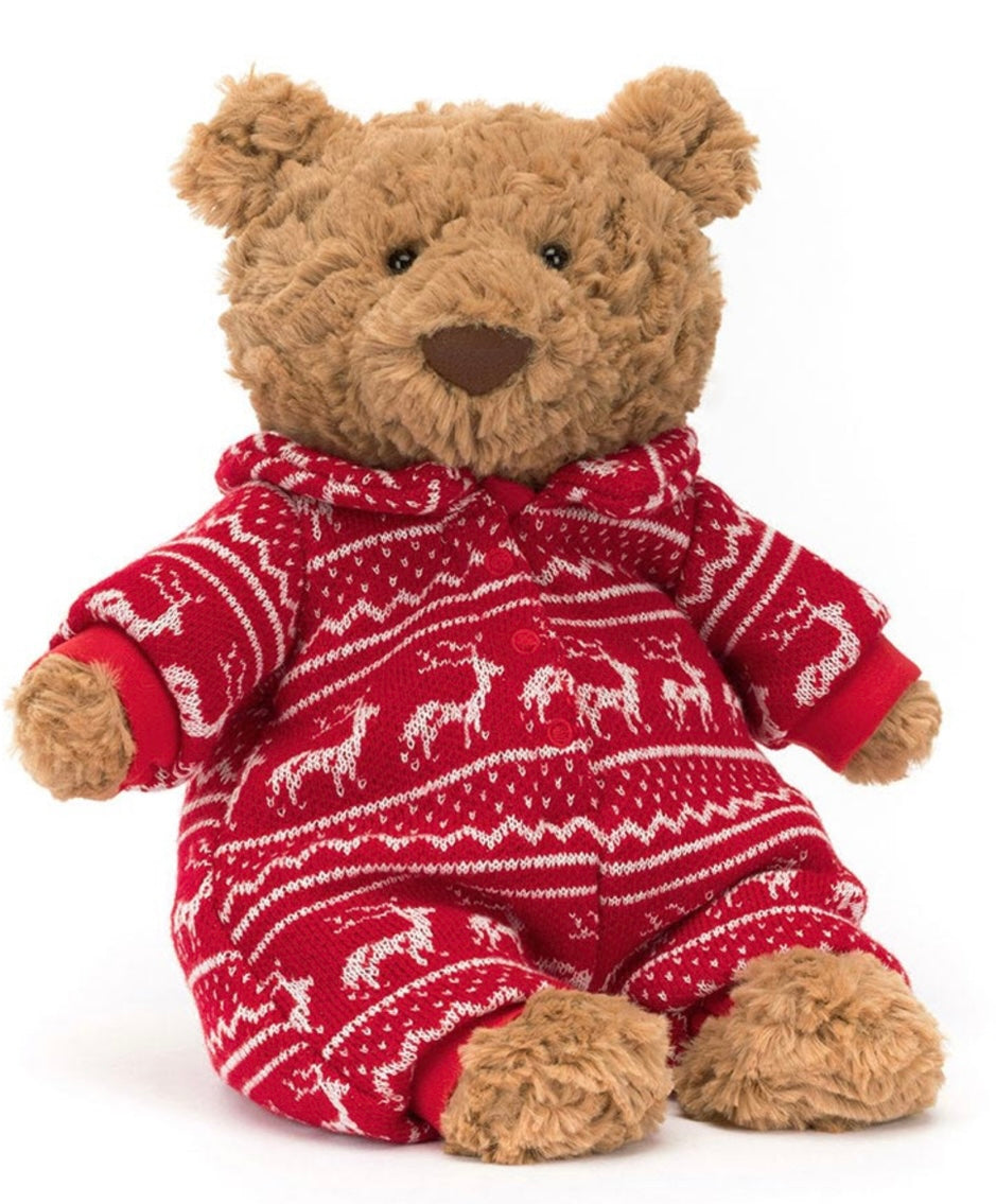 Bartholomew Bear Winter Pyjamas