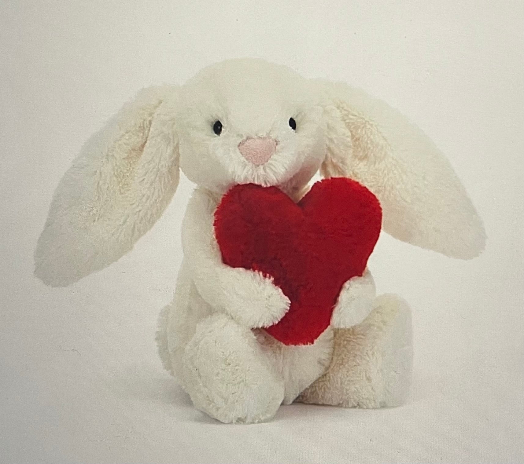 Bashful Red Love Heart Bunny - Little