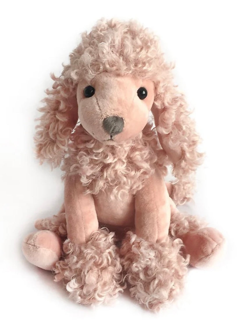 PARIS MAUVE POODLE PLUSH TOY