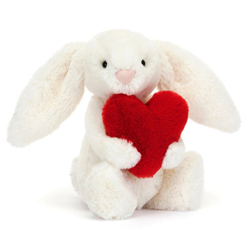 Bashful Red Love Heart Bunny - Little