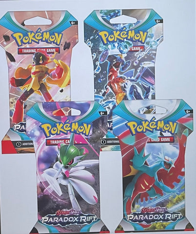 Pokemon Scarlet and Violet 4 Paradox Rift Sleeved Booster