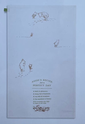 Pooh's Perfect Day Kitchen Towel