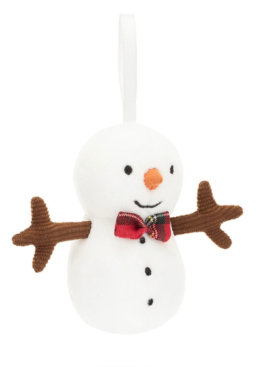 Festive Folly Snowman Ornament