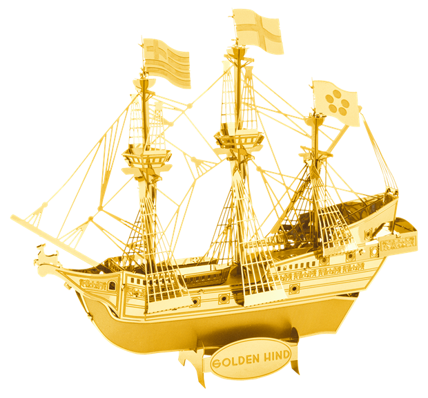 Golden Hind ship - GOLD
