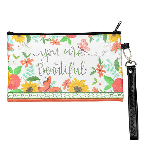 You Are Beautiful Zippered Bag