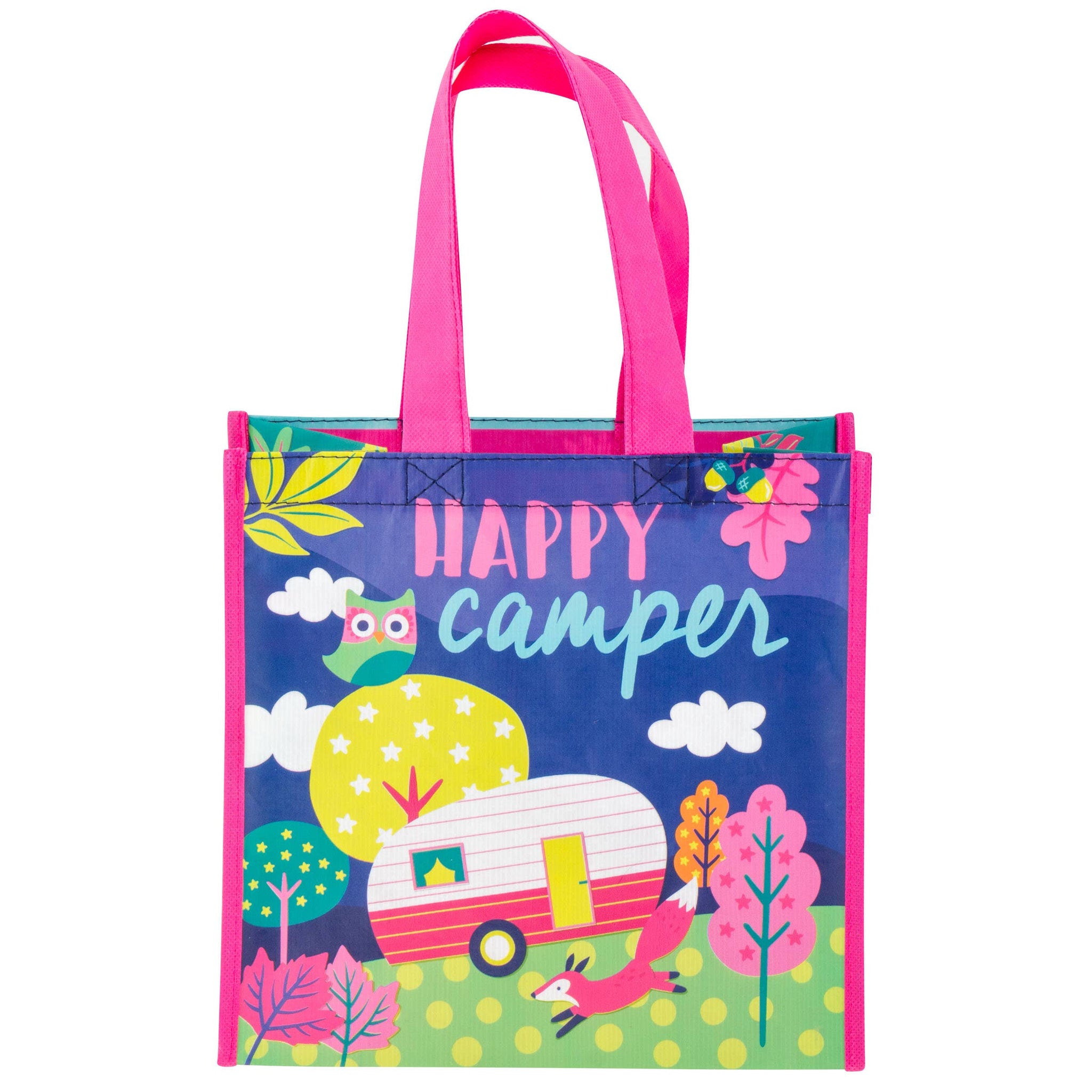 Medium Recycled Gift Bag - Happy Camper